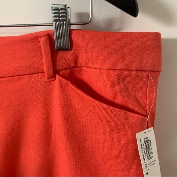 Old Navy “Briquette Coral” High Waist Ankle Length Pixie Pant - Picture 3 of 11